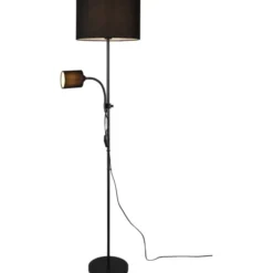 Trio Lighting Owen gulvlampe, sort