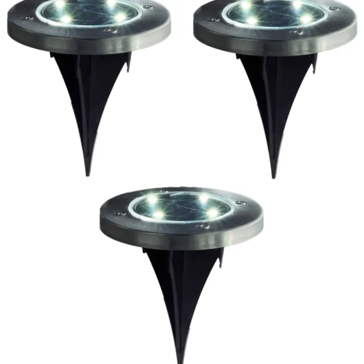 Veli Line solcelle bedlamper, 3-pak