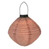 Veli Line solcelle papir lanterne, rosa