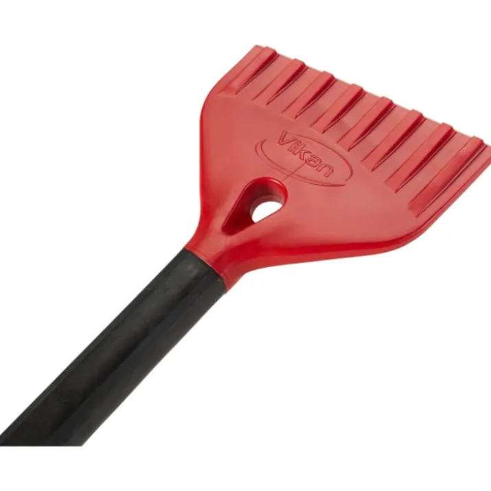 Vikan lang isskraber med snebørste, 45 cm, sort