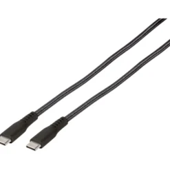 Vivanco kabel USB-C til USB-C sort, 1,5 meter