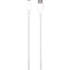 Vivanco Longlife USB-A til USB-C kabel, 2,5 meter, hvid