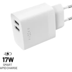 Vivanco USB-A adapter med Smart IC, 17W, hvid