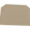 Weidmüller AP SAK endeplade, beige, 2,5 mm²