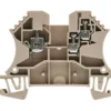 Weidmüller WDU gennemgangsklemme ZR, beige, 2,5/1,5 mm²