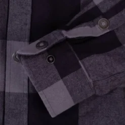 Westborn skovmandsskjorte, mørkegrå/sort, str. 2XL