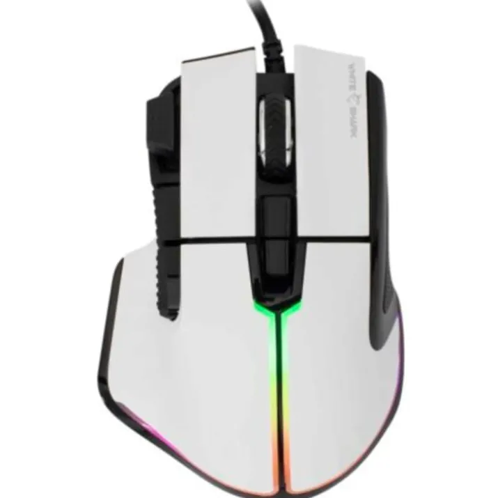WhiteShark Marrok gaming mus, hvid