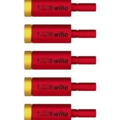 Wiha momentadaptere 0,8 til 4,0 Nm, 1000 volt, 5stk