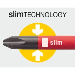 Wiha Slimbit 2,5mm unbrako til SlimVario & SlimTorque, 1000 volt
