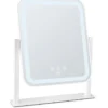 Wilfa EC Glowing MI4W-D25 makeup spejl med lys, 28,5x36 cm, hvid