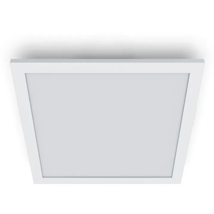 Wiz Superslim panel, justerbar hvid, hvid, 60x60 cm